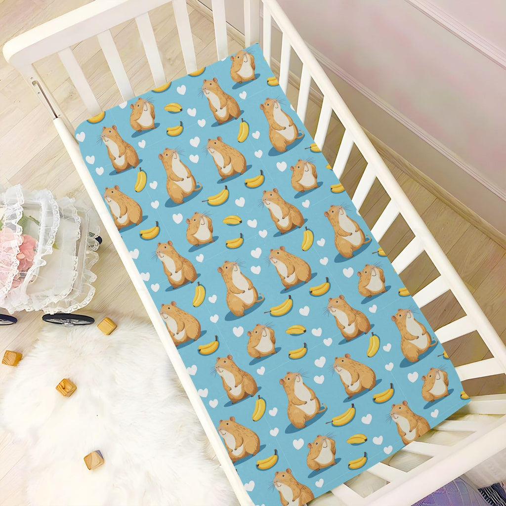 Soft Breathable Microfiber Fitted Crib Sheet, Standard Size 28in x 52in F67936