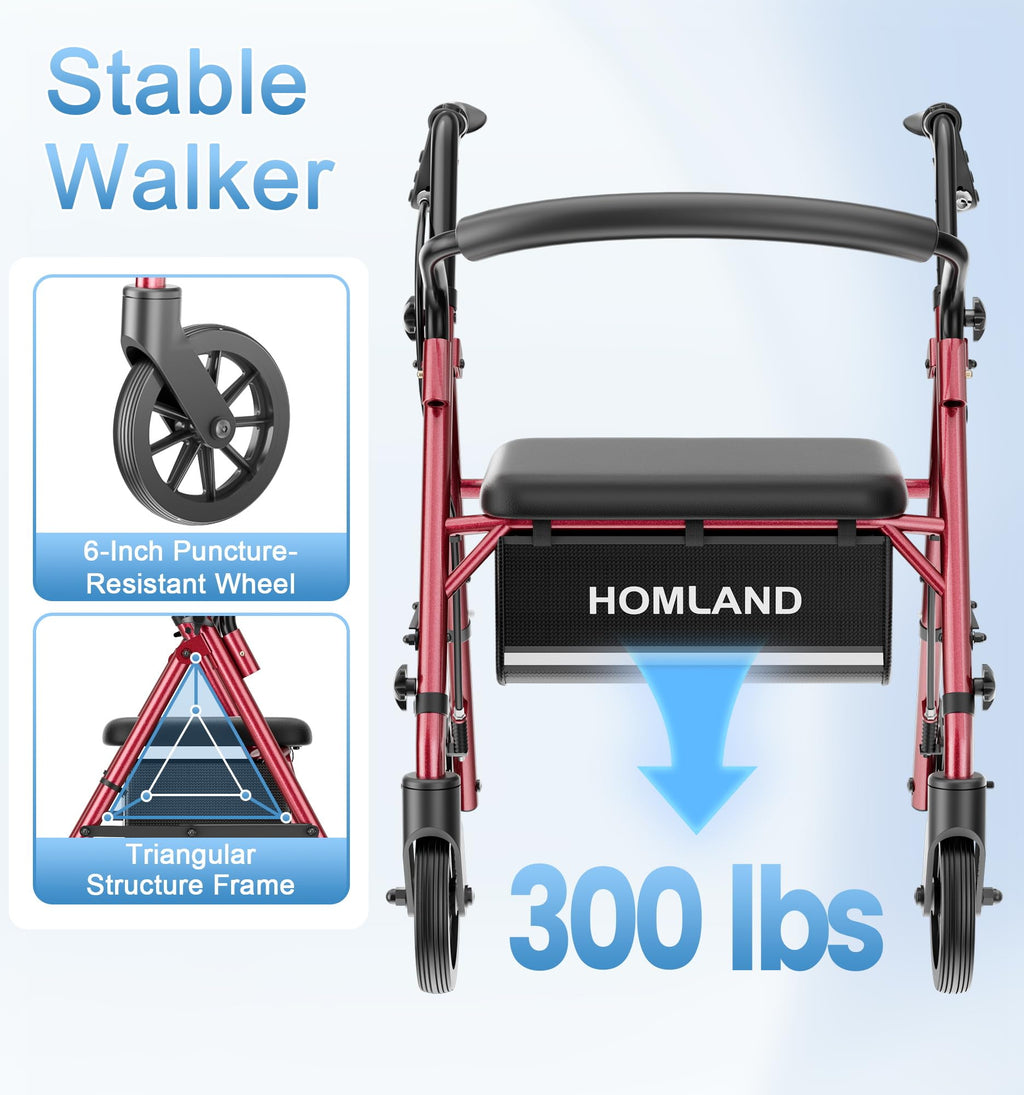Foldable Walkers with Seat O4535
