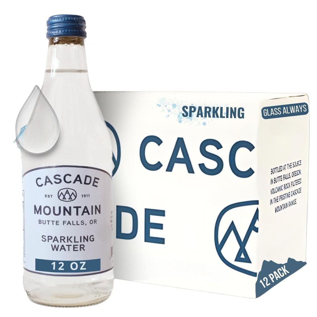 Sparkling Mineral Water in Glass Bottle 12oz 12 Pack F71596