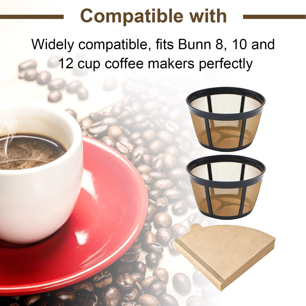 Reusable Coffee Filter Basket 2-Pack with Coffee Spoon F66397