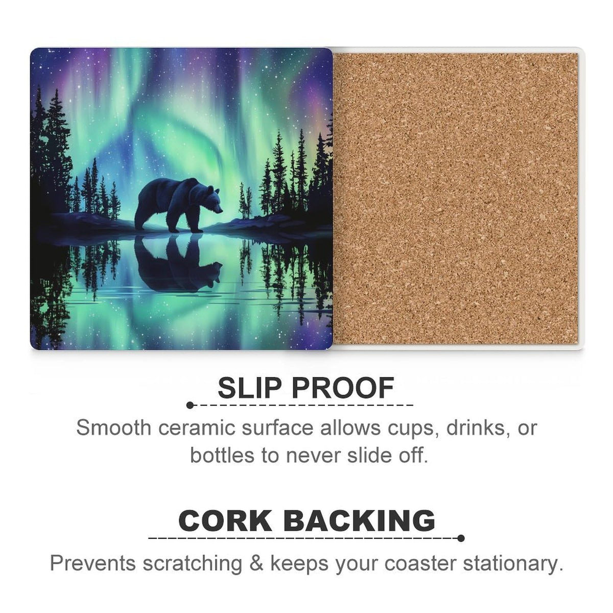 Ceramic Coasters Set U2620