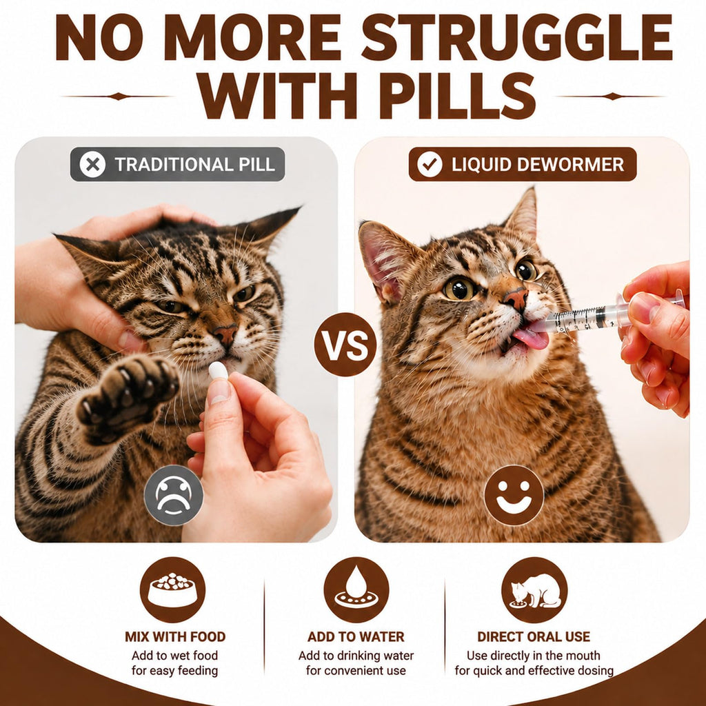 Cat Dewormer Liquid Broad Spectrum Treatment 120ml R5021
