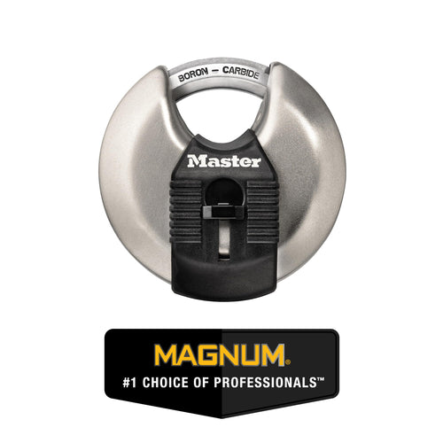 2-3/4-inch Wide Stainless Steel Disc Padlock O70881
