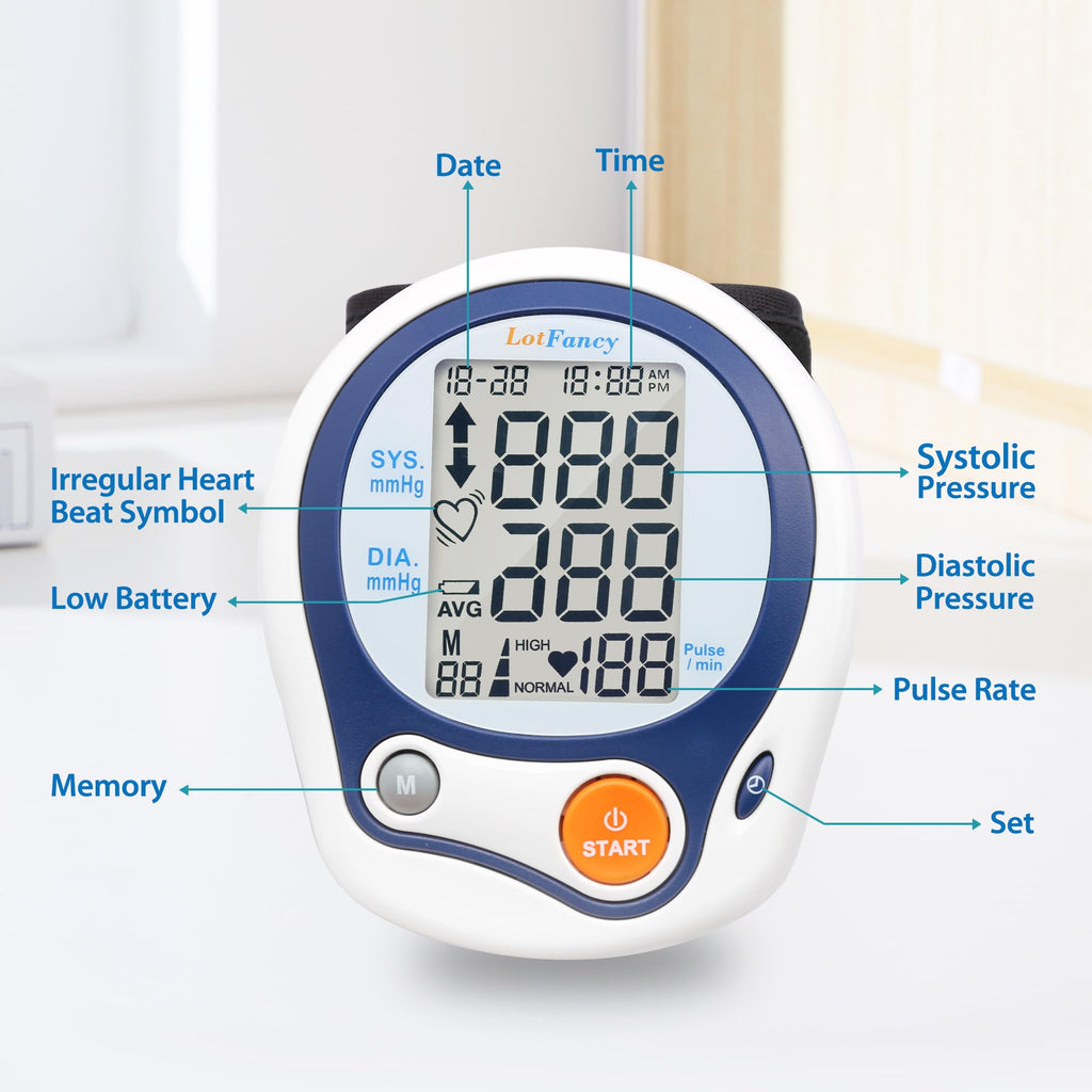 Kids Wrist Blood Pressure Monitor with Carrying Case S695251