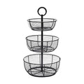 3-Tier Metal Floor Standing Fruit Storage Basket T368