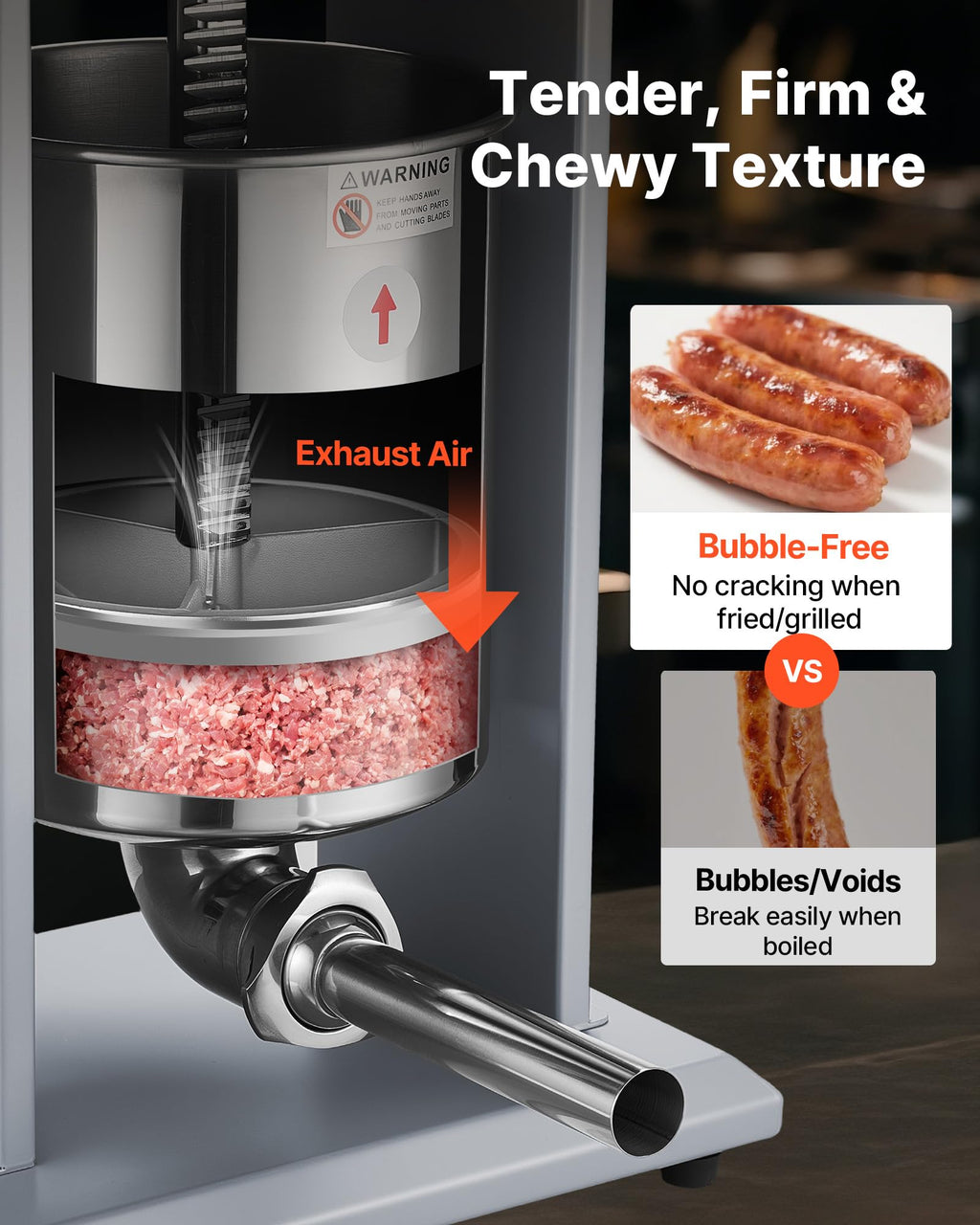 Electric Stainless Steel Sausage Stuffer with Foot Pedal H5806
