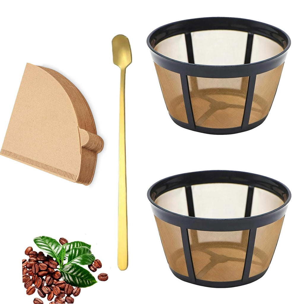 Reusable Coffee Filter Basket 2-Pack with Coffee Spoon F66397