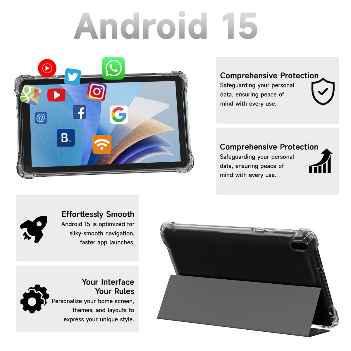 7 inch Android Tablet with Shockproof Case X938251