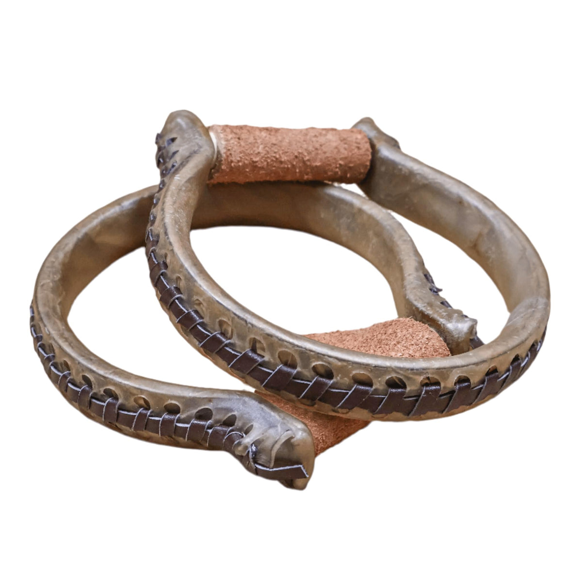 Oxbow Round Metal Western Stirrups D298598