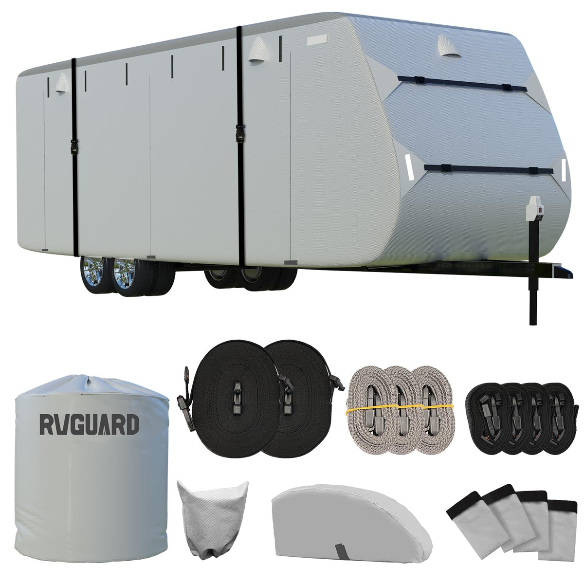 Grey 27'-30' RV Travel Trailer Cover C370