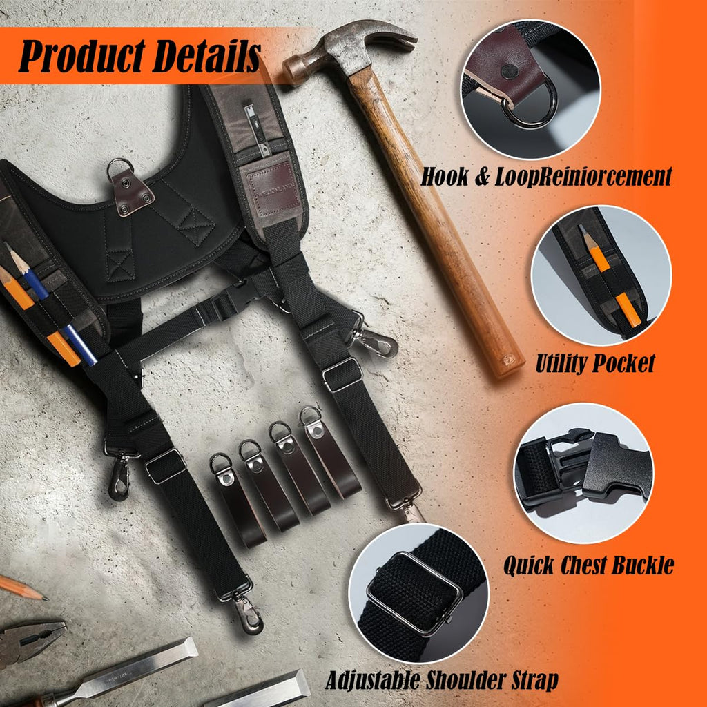 Canvas Tool Belt Suspenders J343249