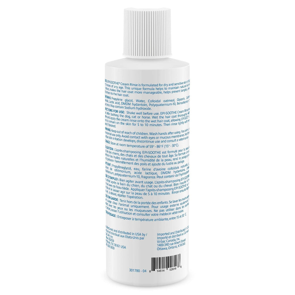 Dog Cat Horse Dry Sensitive Skin Cream Rinse J974