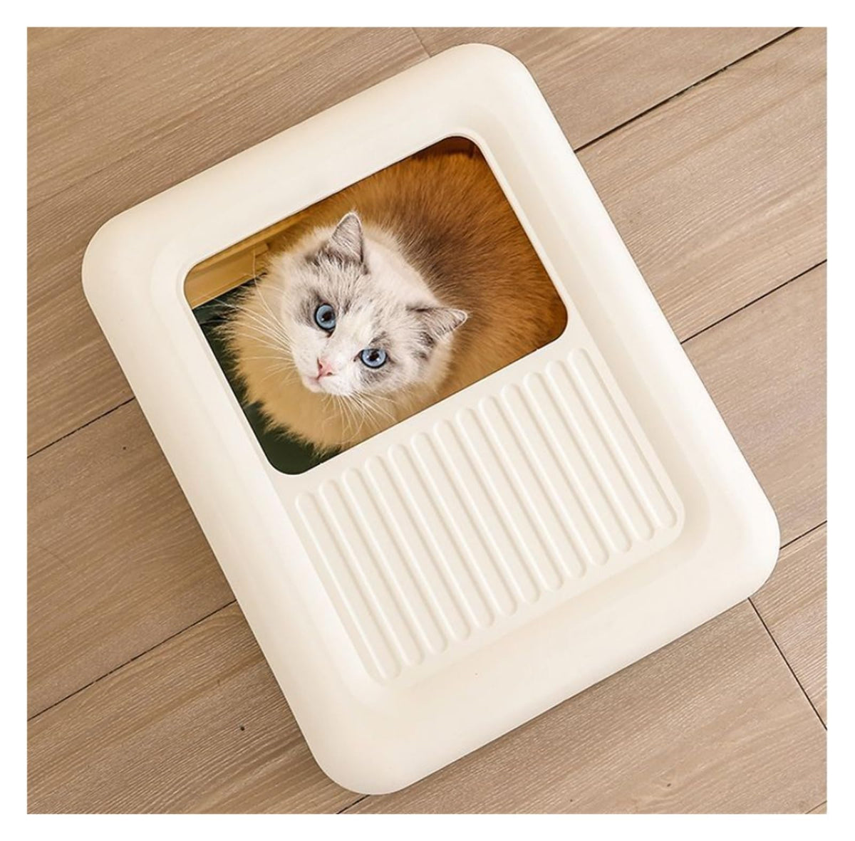 Fully Enclosed Cat Litter Box with Lid and Drawer P897
