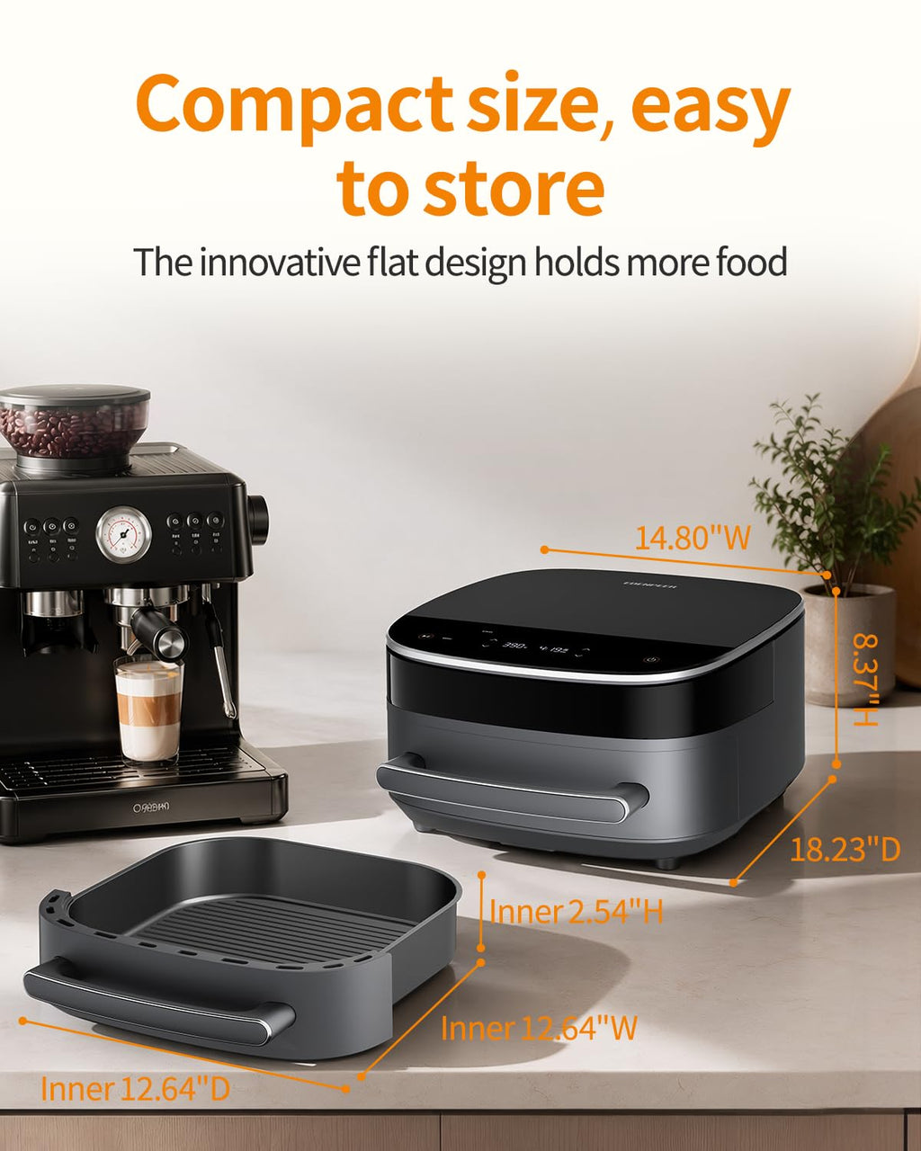 6 Quart Large Air Fryer D265