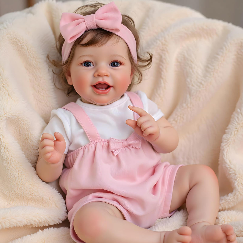 20 Inch Reborn Baby Dolls Girl with Rooted Hair B275