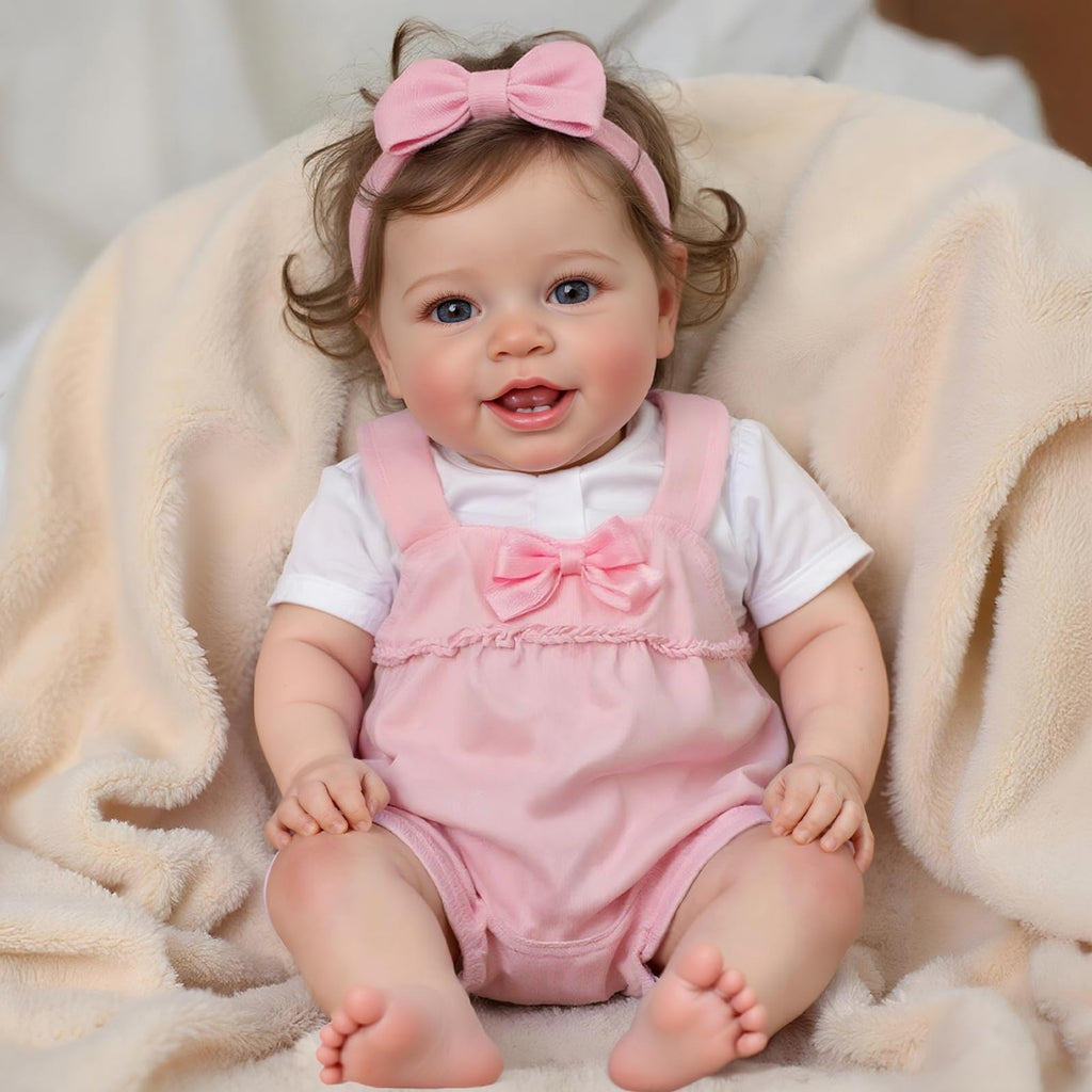 20 Inch Reborn Baby Dolls Girl with Rooted Hair B275