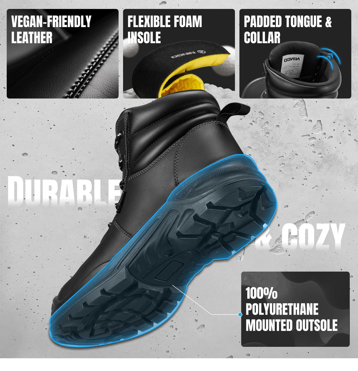 Steel Toe Non Slip Work Boots M352997