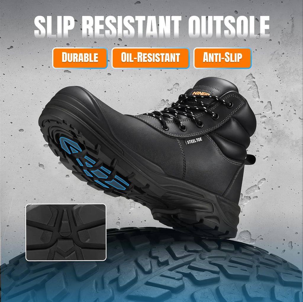 Steel Toe Non Slip Work Boots M352997