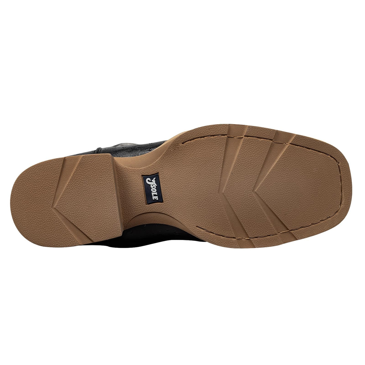 Mens Cowboy Boots Square Toe Wide Fit I656