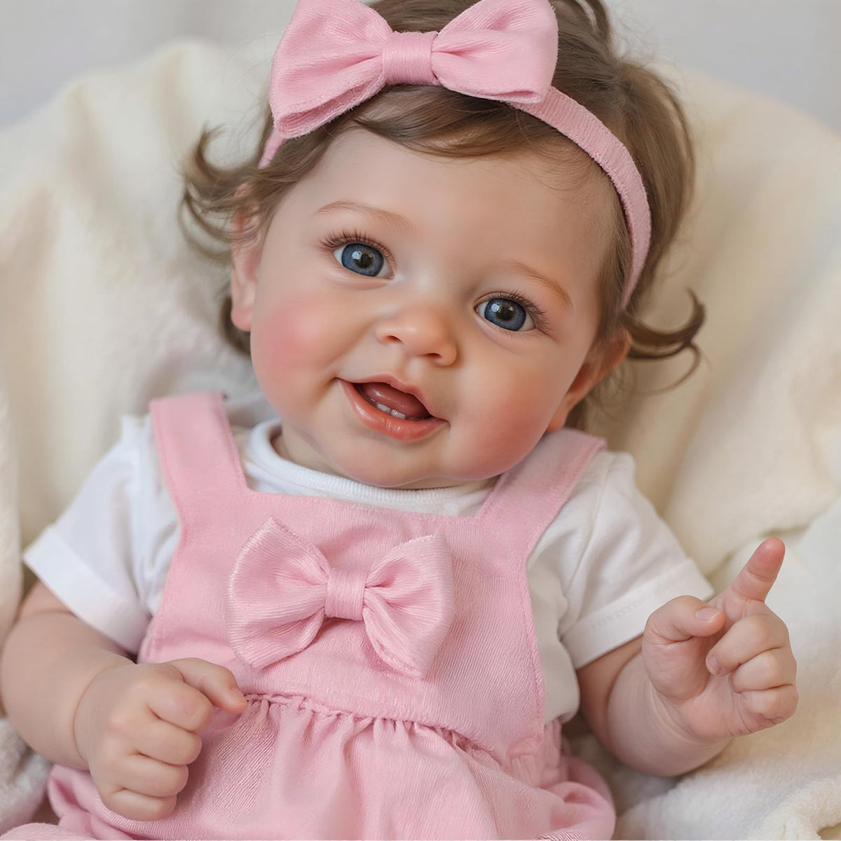 20 Inch Reborn Baby Dolls Girl with Rooted Hair B275