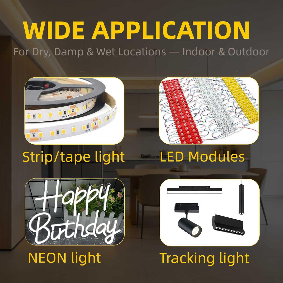 200W 24V Dimmable LED Driver W899