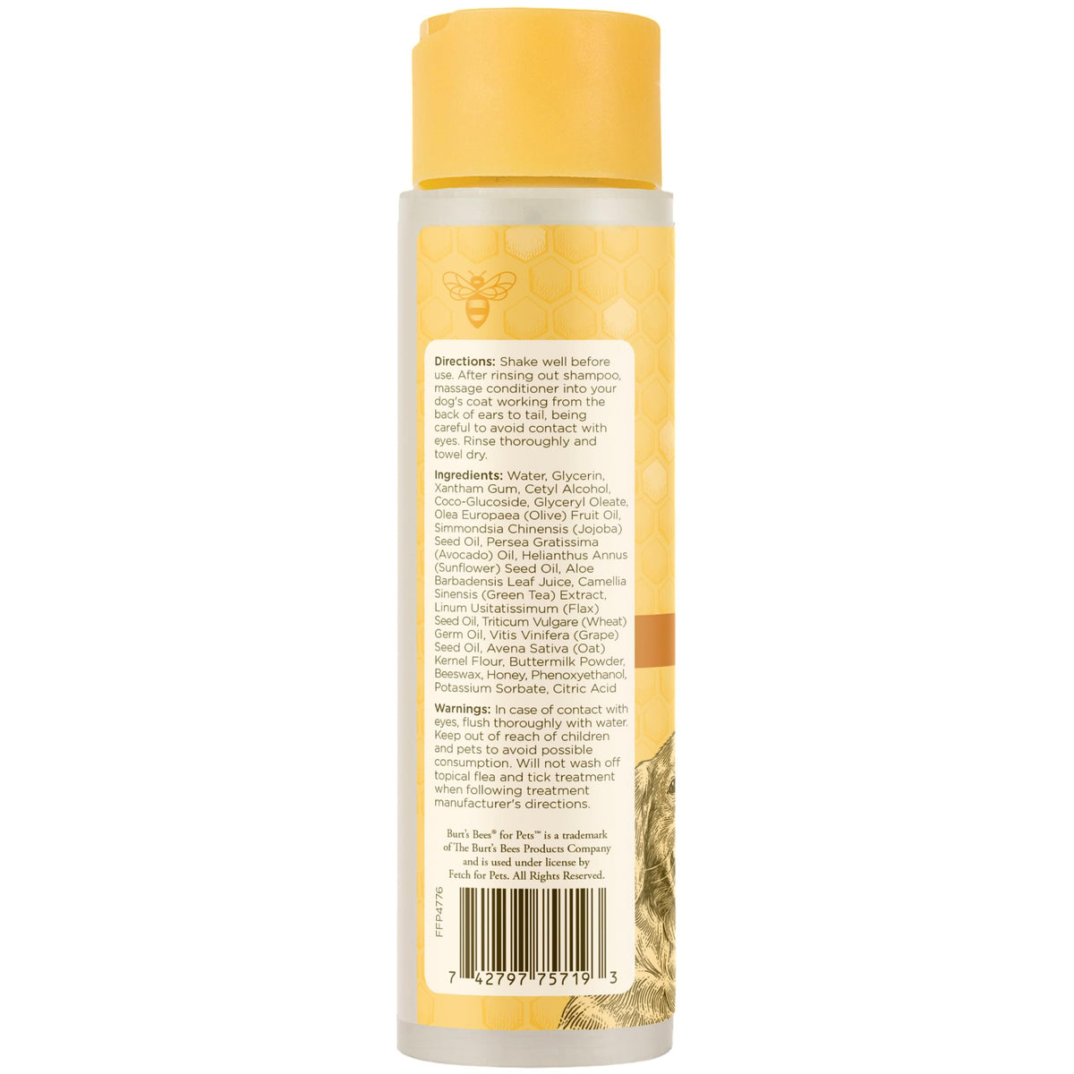 Fragrance-Free Oatmeal Dog Conditioner 10 Fl Oz R765