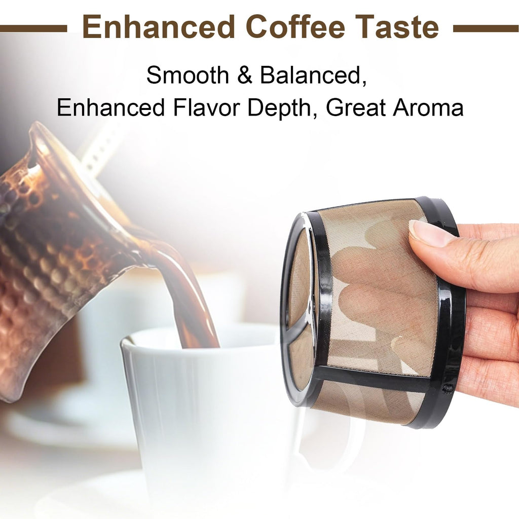 Reusable Coffee Filter Basket 2-Pack with Coffee Spoon F66397
