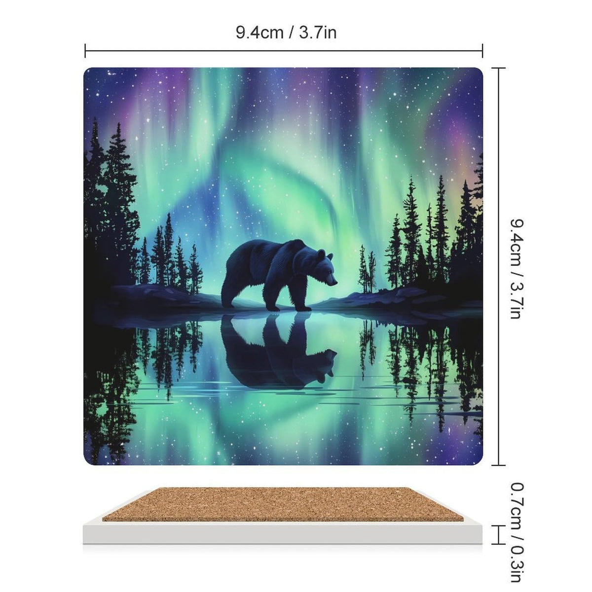 Ceramic Coasters Set U2620