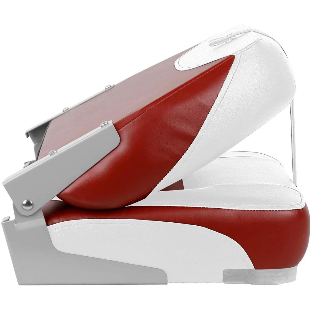 Two Tone Low Back Folding Boat Seat M8709