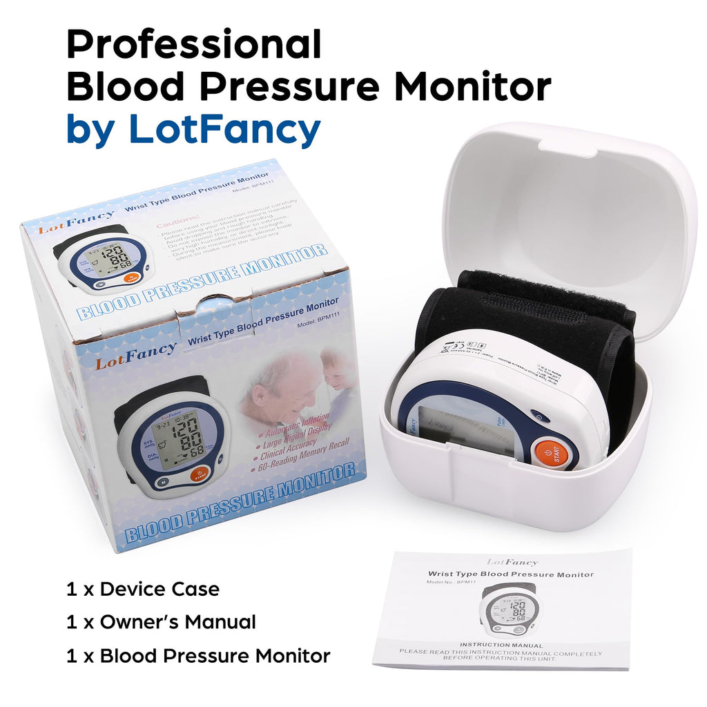Kids Wrist Blood Pressure Monitor with Carrying Case S695251
