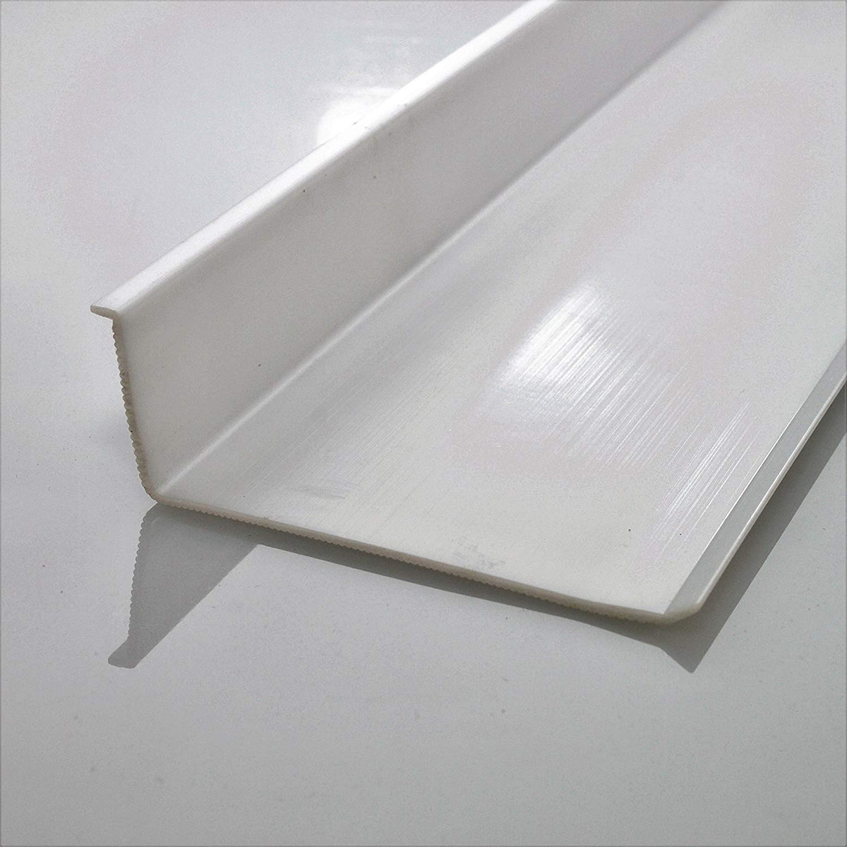 White Ribbed Acrylic Diffuser (L-Shaped, 24") O21300