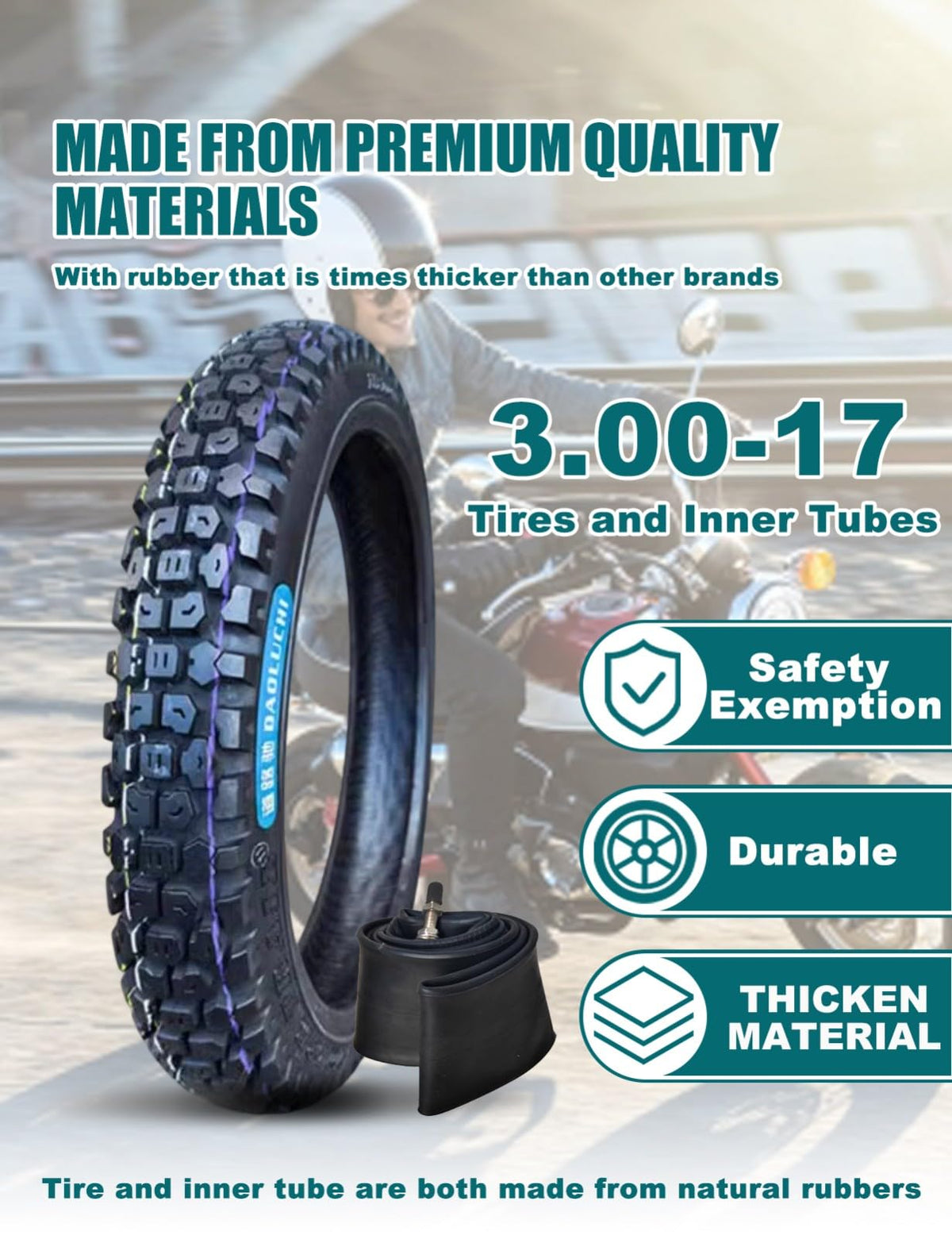 3.00-17 Scooter Tire Q69308