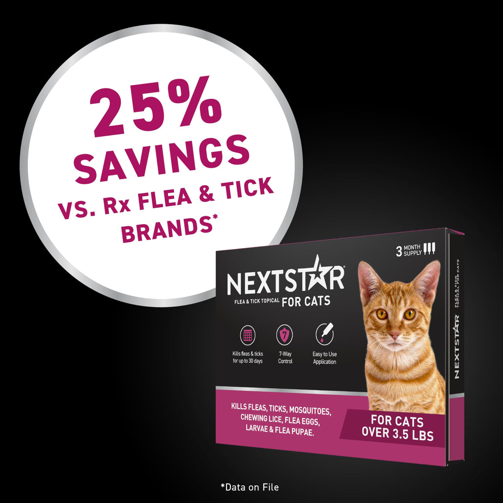 Flea & Tick Topical Cats 3-Month T8596