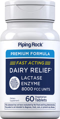 Lactase Enzyme 8000 FCC 60 Tablets I24098