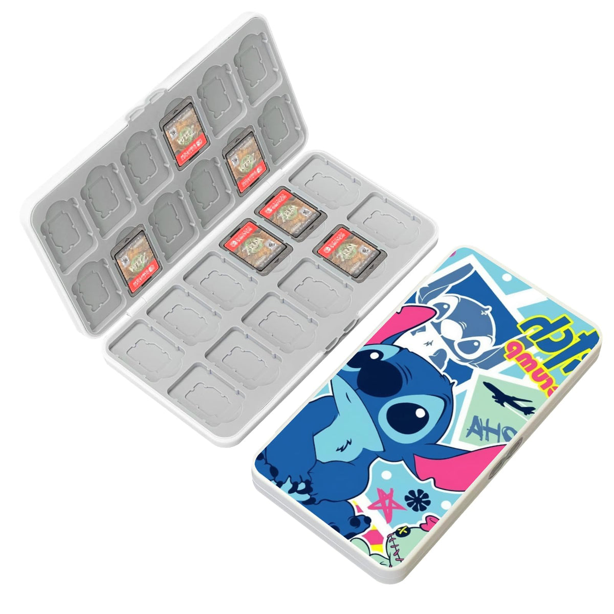 Switch Game Card Case Holds 24 Game Cards & 24 MicroSD H2560