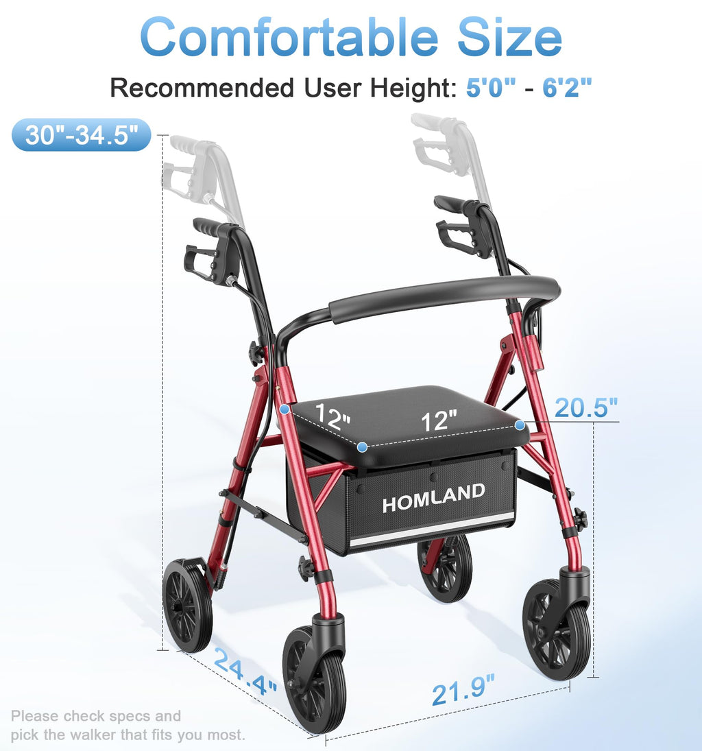 Foldable Walkers with Seat O4535