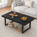 Black Wood Coffee Table Y87360