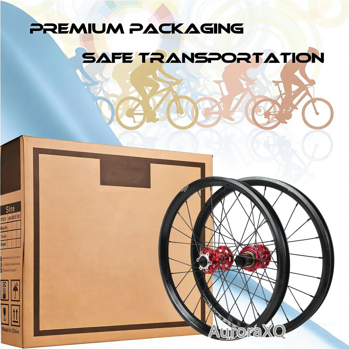 20 Inch MTB Wheelset HG 7-12 Speed Disc Brake Mountain Bike Wheel V28416