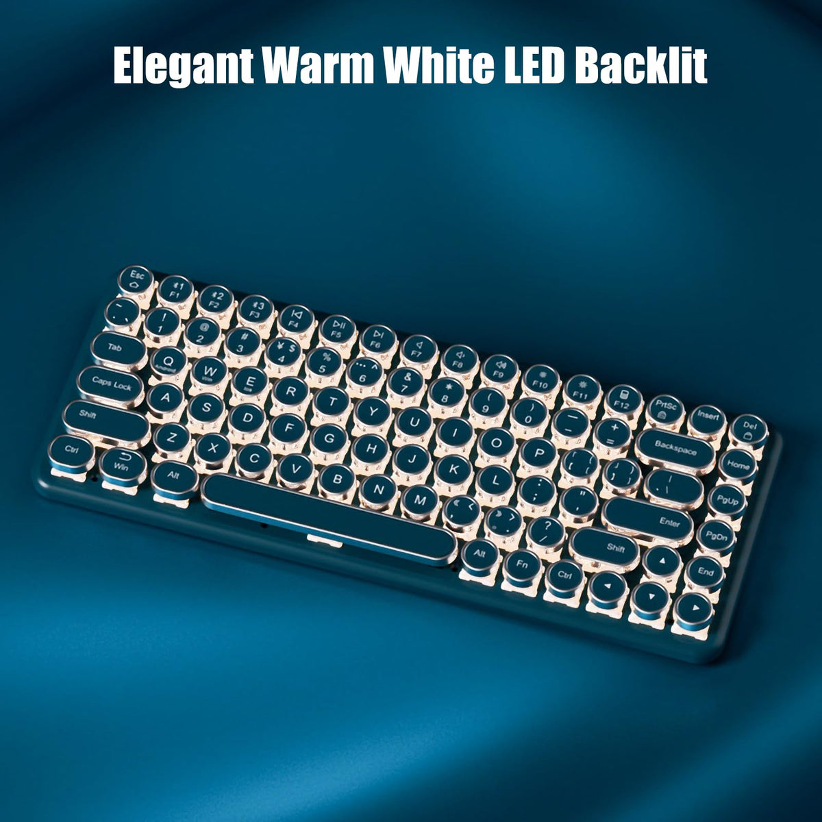 Mechanical Gaming Keyboard Warm White LED Backlit Z71891