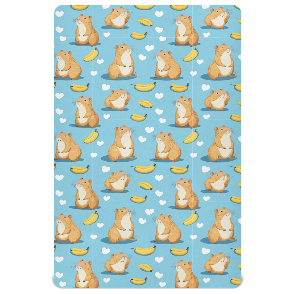 Soft Breathable Microfiber Fitted Crib Sheet, Standard Size 28in x 52in F67936