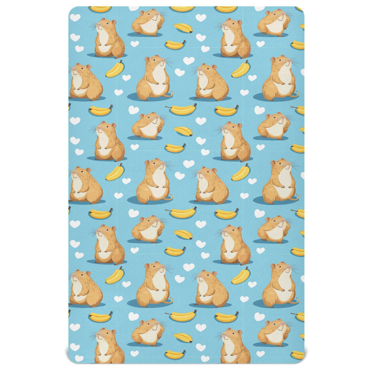 Soft Breathable Microfiber Fitted Crib Sheet, Standard Size 28in x 52in F67936