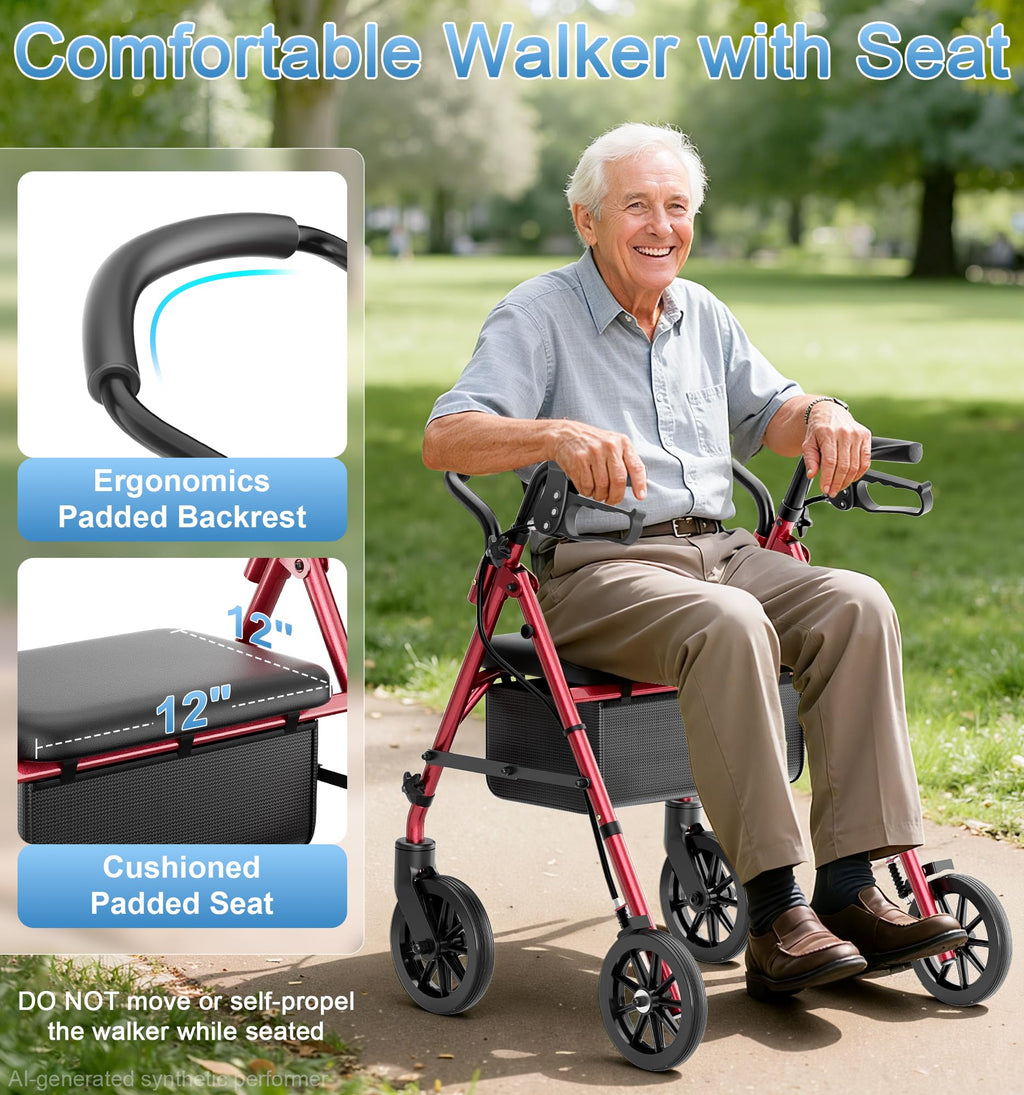Foldable Walkers with Seat O4535