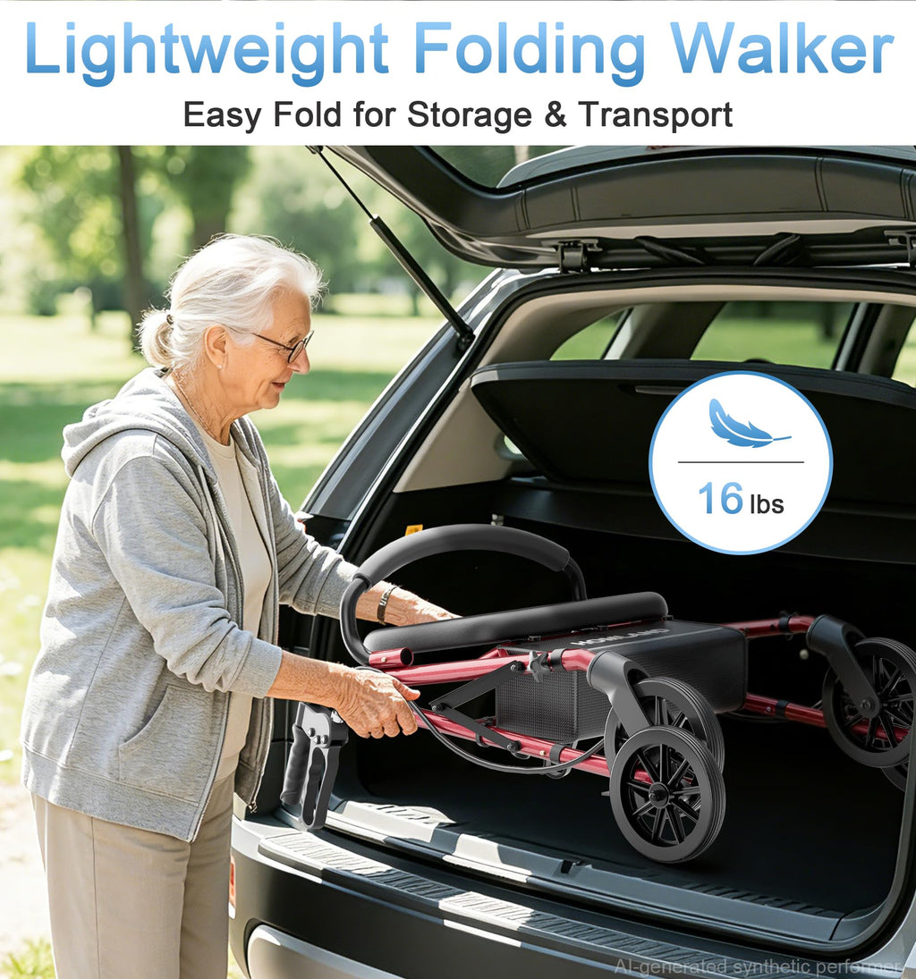 Foldable Walkers with Seat O4535