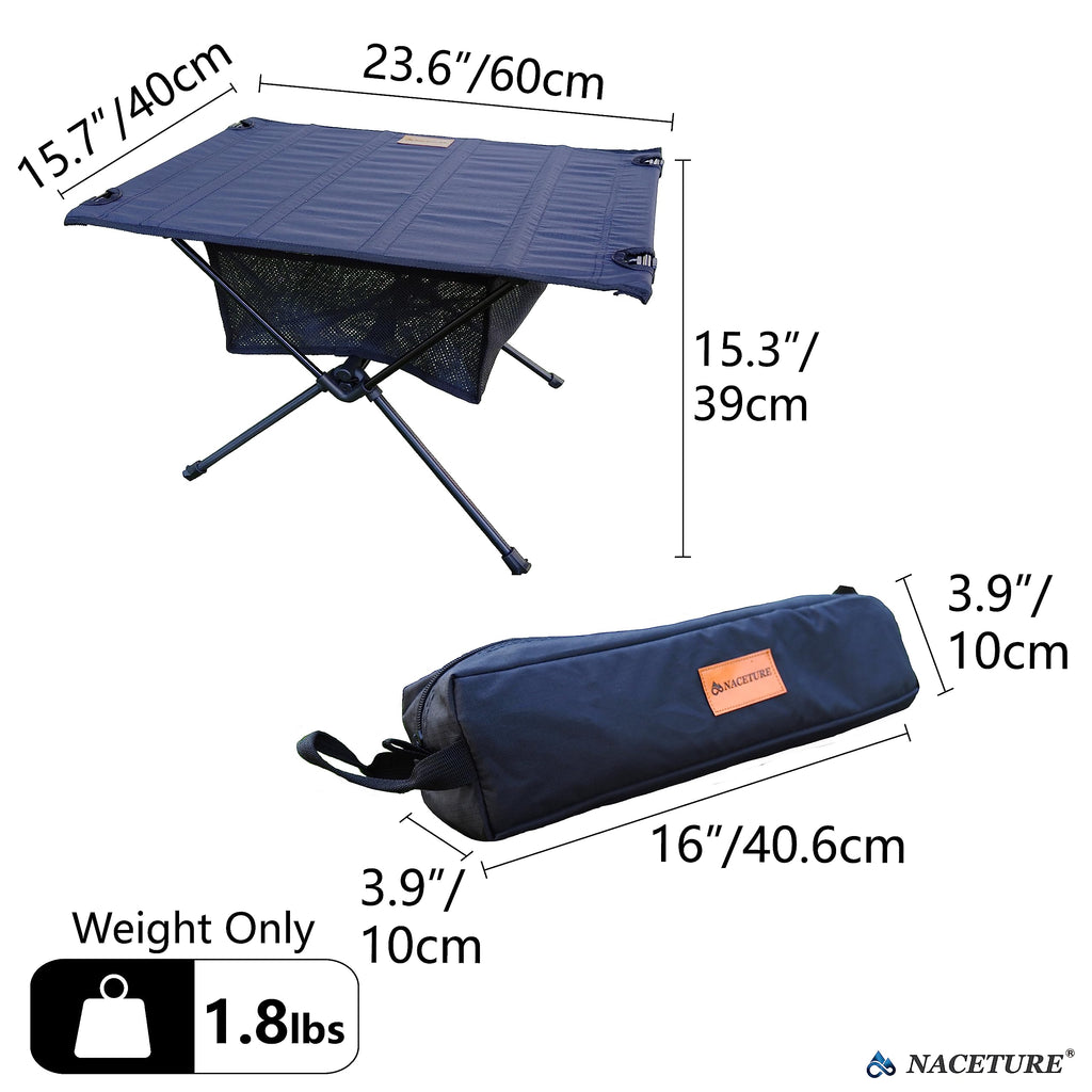 Ultralight Foldable Camping Table with Mesh Q939