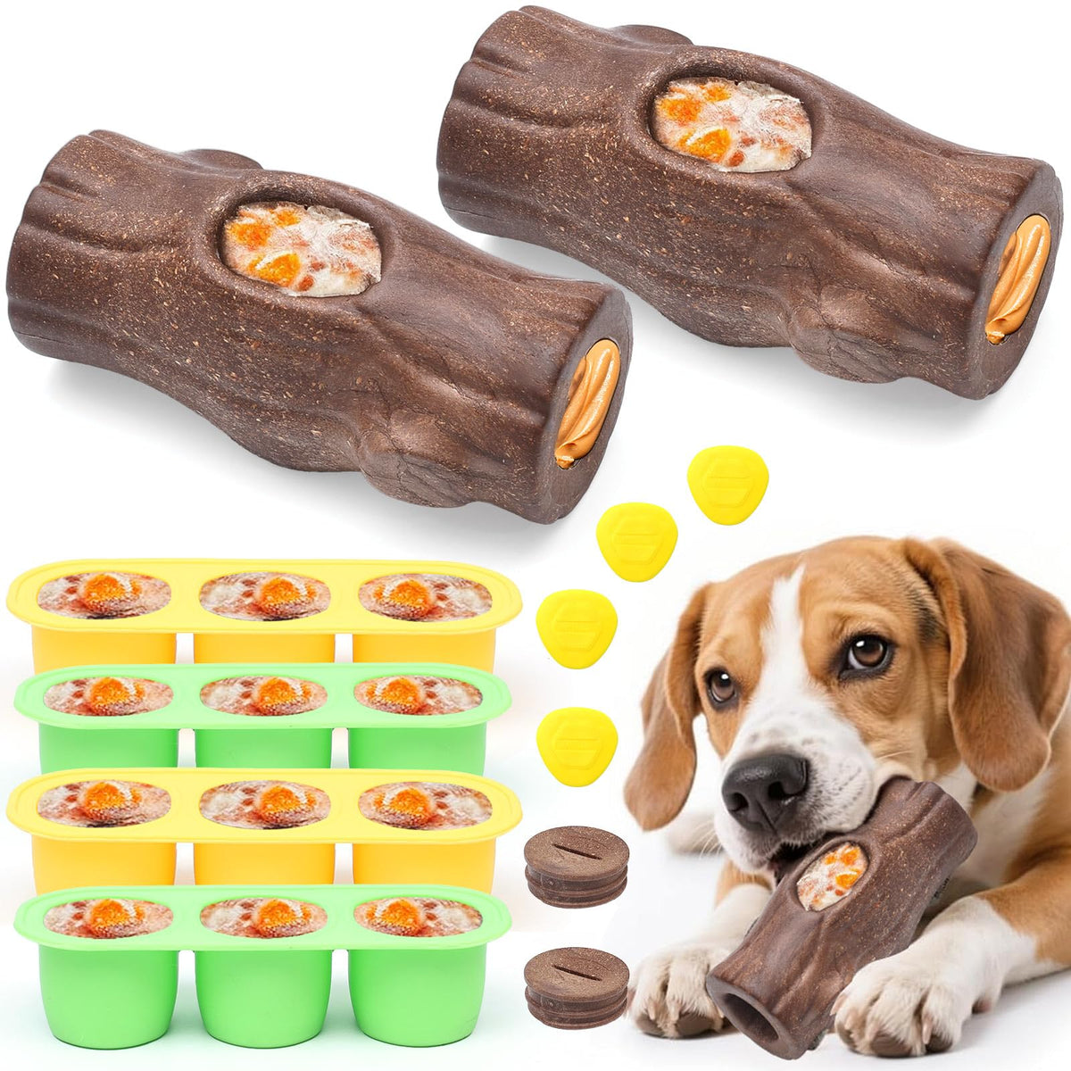2 Pack Dog Toys M7928