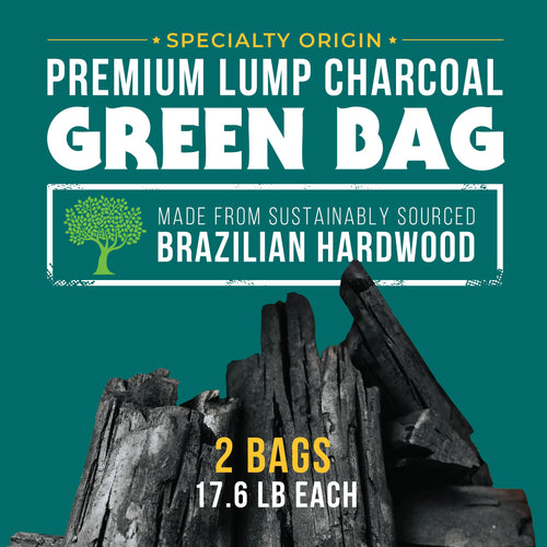 17.6 Pound Bag 2-Pack Hardwood Lump Charcoal K18818