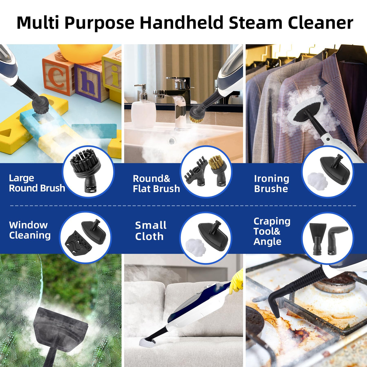 10-in-1 Steam Mop M999