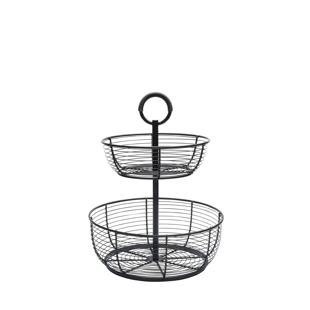 3-Tier Metal Floor Standing Fruit Storage Basket T368