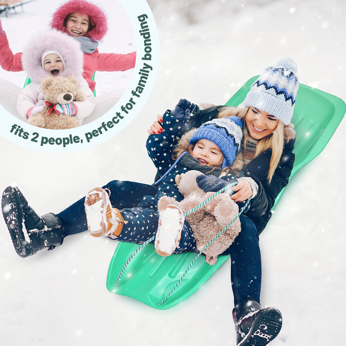 Downhill Toboggan Snow Sled K197