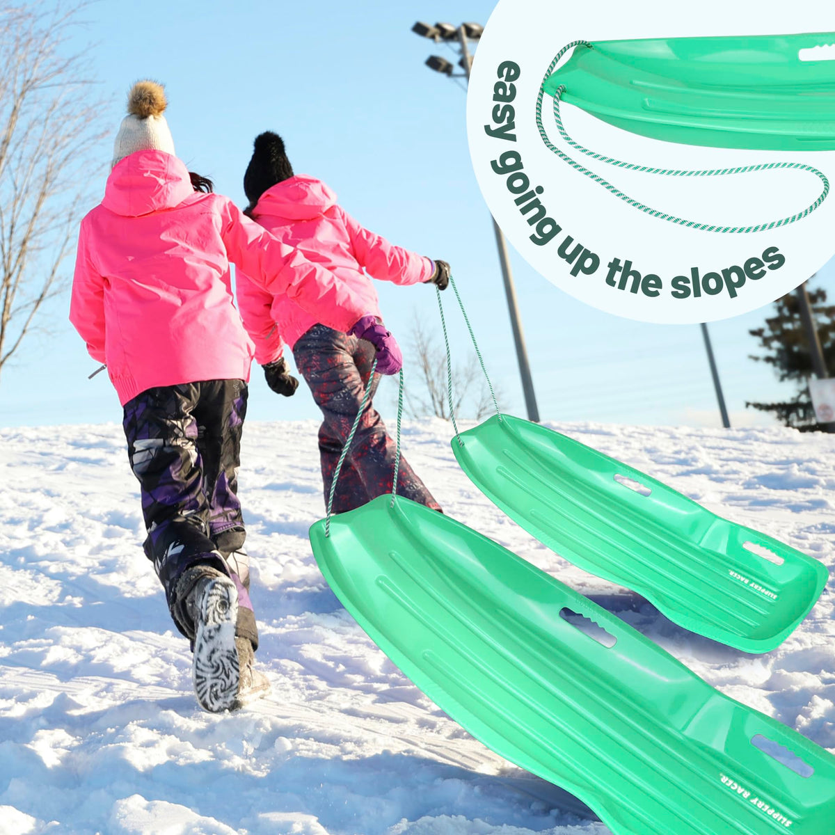 Downhill Toboggan Snow Sled K197